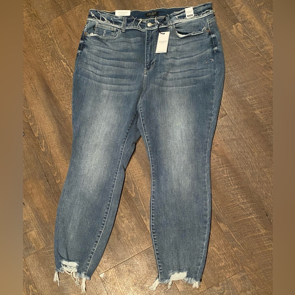 Judy Blue mid rise skinny fit blue jeans